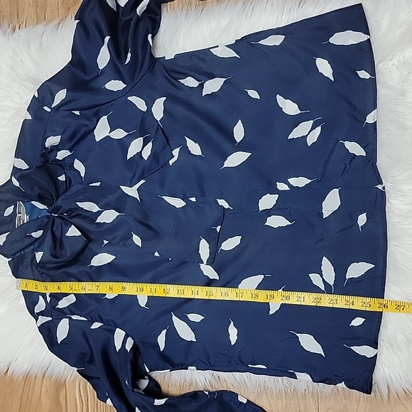 VTG | Alex Colman Blue Floral Floppy Bow Tie Blouse - Picture 12 of 13